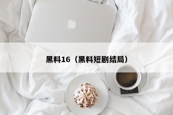 黑料16(黑料短剧结局)