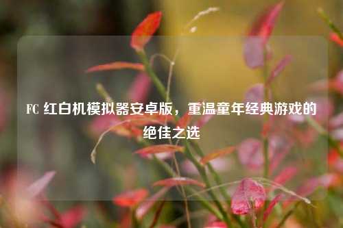 FC 红白机模拟器安卓版，重温童年经典游戏的绝佳之选