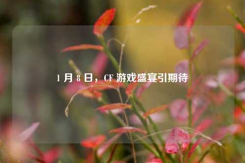1 月 8 日，CF 游戏盛宴引期待