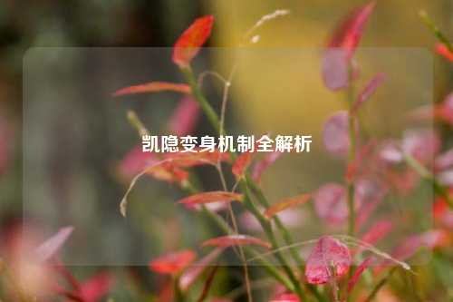 凯隐变身机制全解析