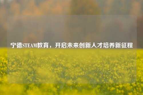 宁德STEAM教育，开启未来创新人才培养新征程