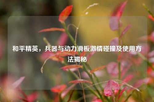 和平精英，兵器与动力滑板激情碰撞及使用方法揭秘
