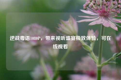 逆战粤语1080P,带来视听盛宴极致体验,可在线观看